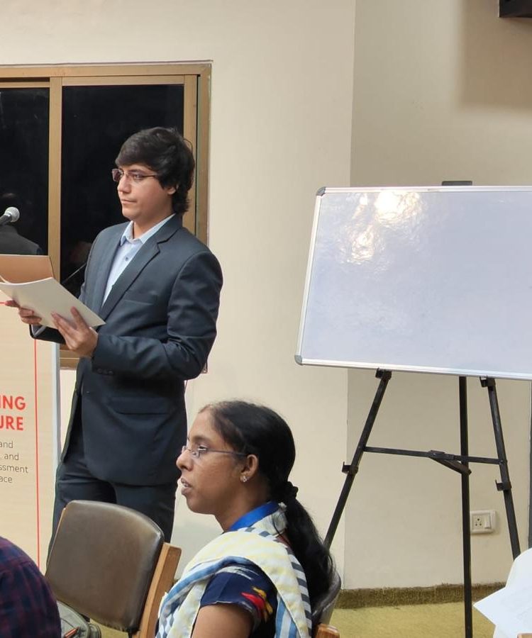 Nirek Krishan at a session